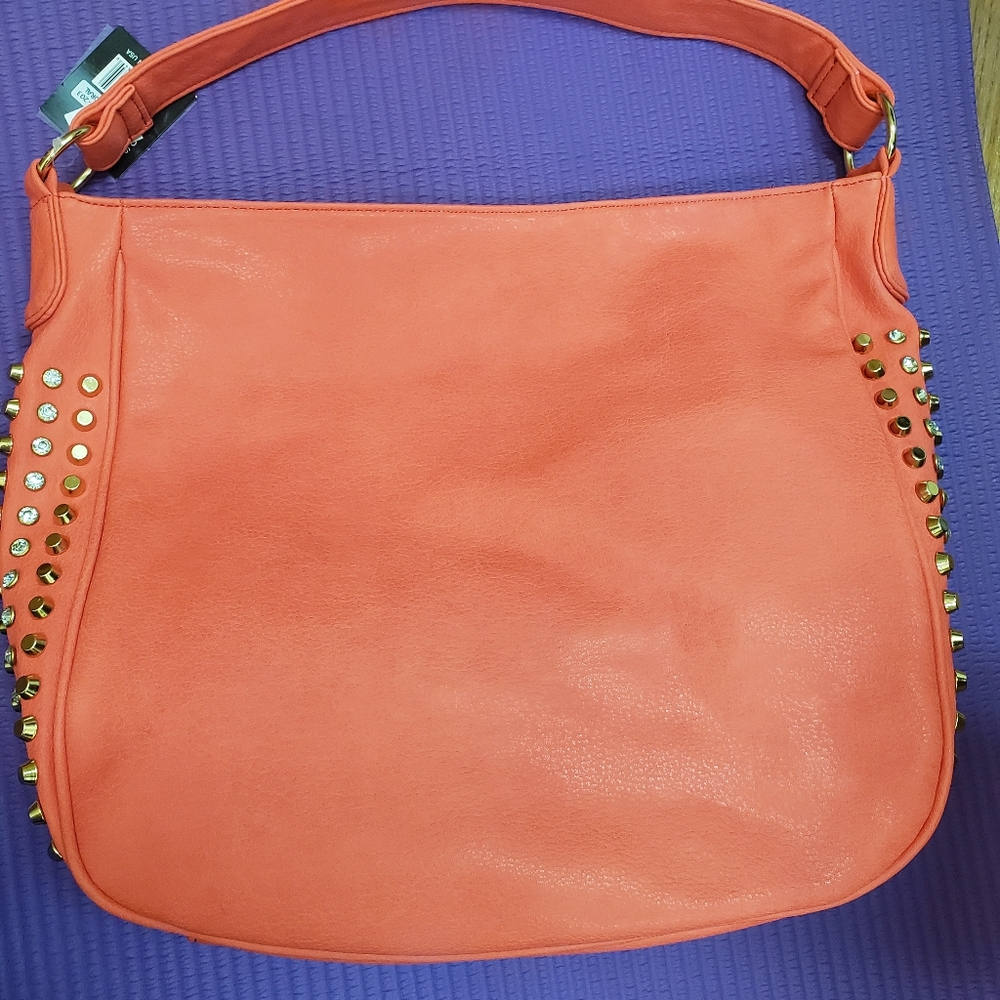 Ruby collection stud purse coral